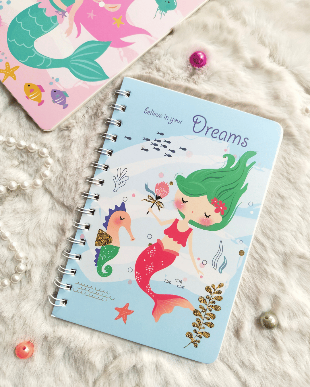 Magical Mermaid Dreams Spiral Notebook - Image 3