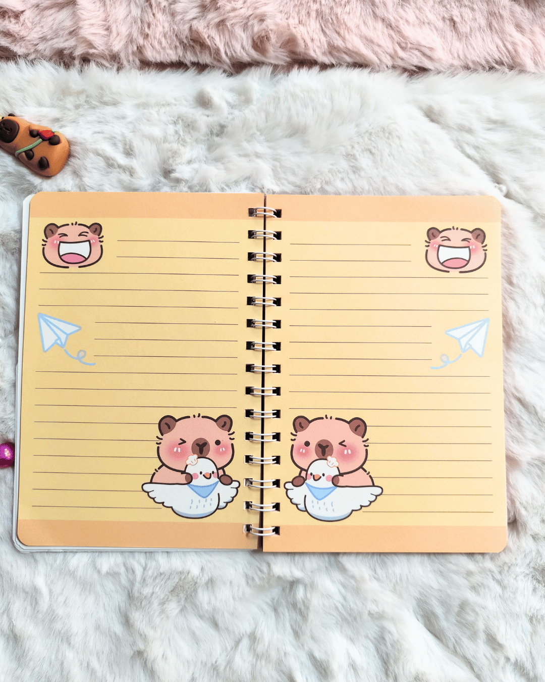Capybara Cute Spiral Notebook - Image 3