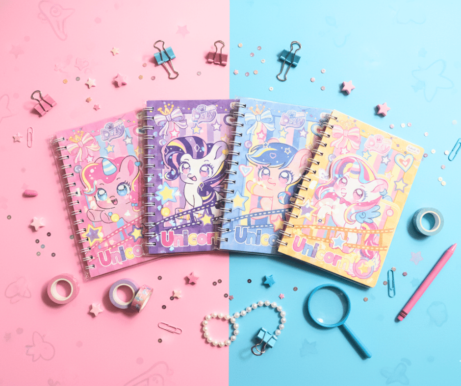 Sparkle Unicorn Dreams Spiral Notebook