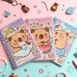 Capybara Cute Spiral Notebook