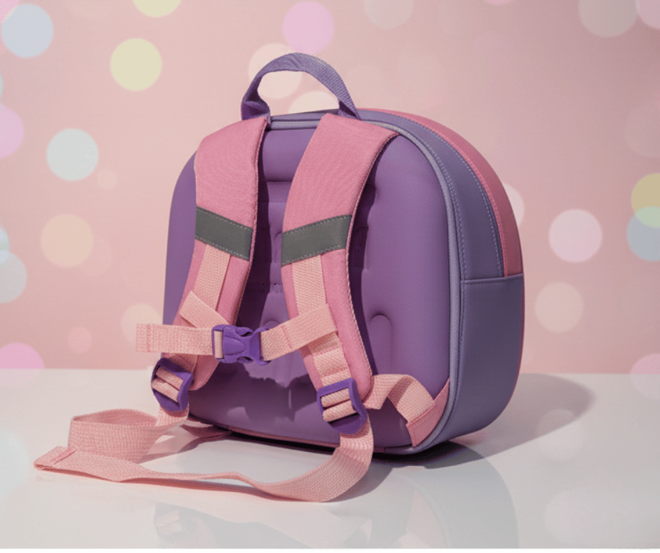 Dreamy Pastel Rainbow Hard-Shell Backpack - Image 2