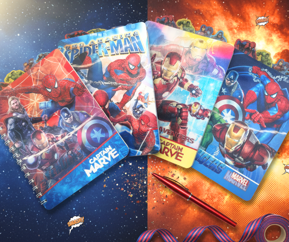 Marvel Comics Spiral Notebook Set
