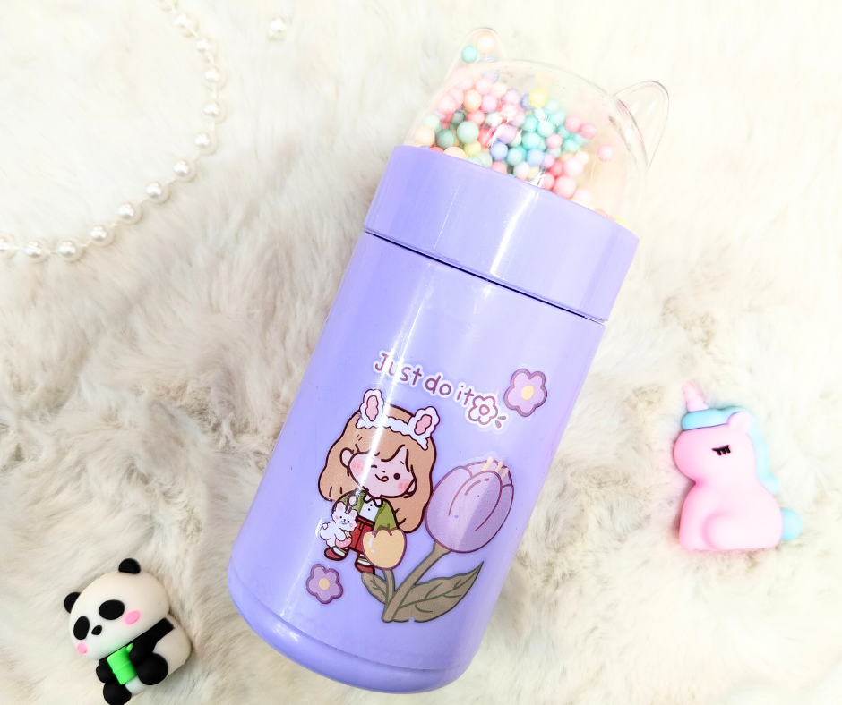 Cartoon Bead Water Bottle - Image 2