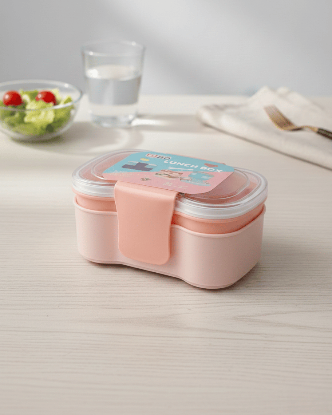 CIBO Two-Tier Plastic Tiffin Box - Image 2