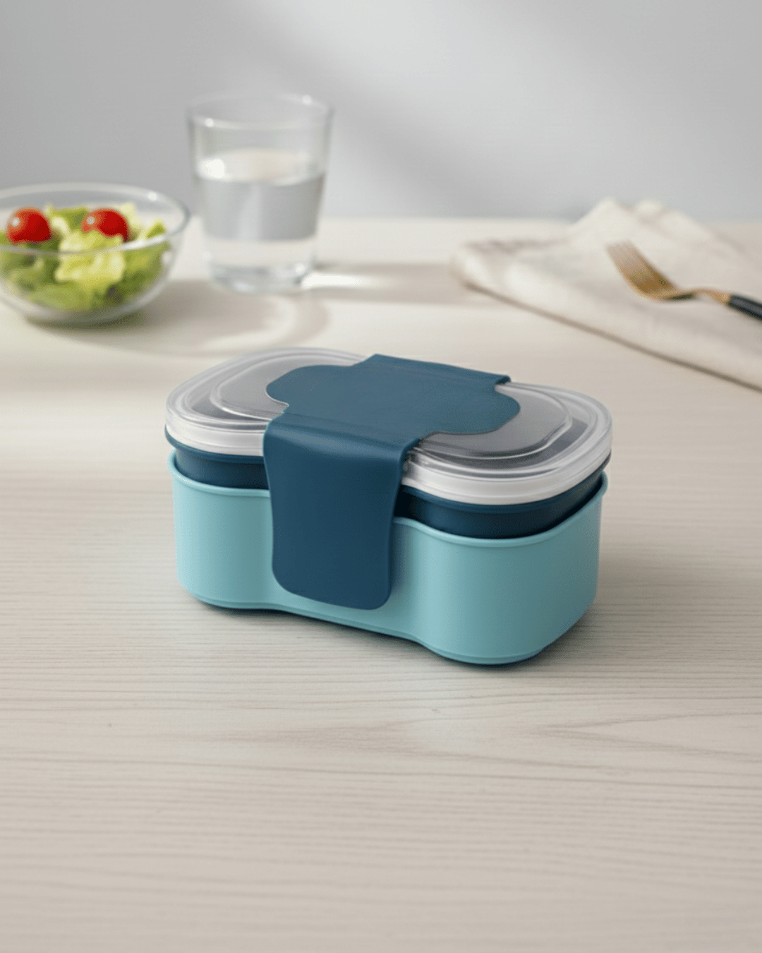 CIBO Two-Tier Plastic Tiffin Box