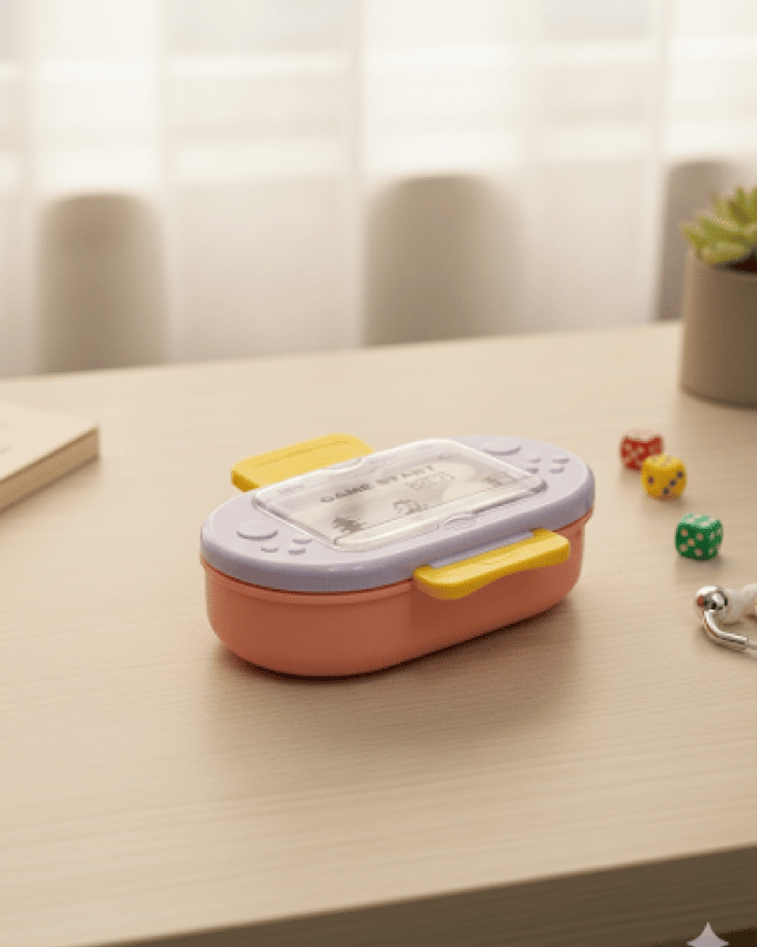 Retro Game Console Plastic Tiffin Box - Image 2