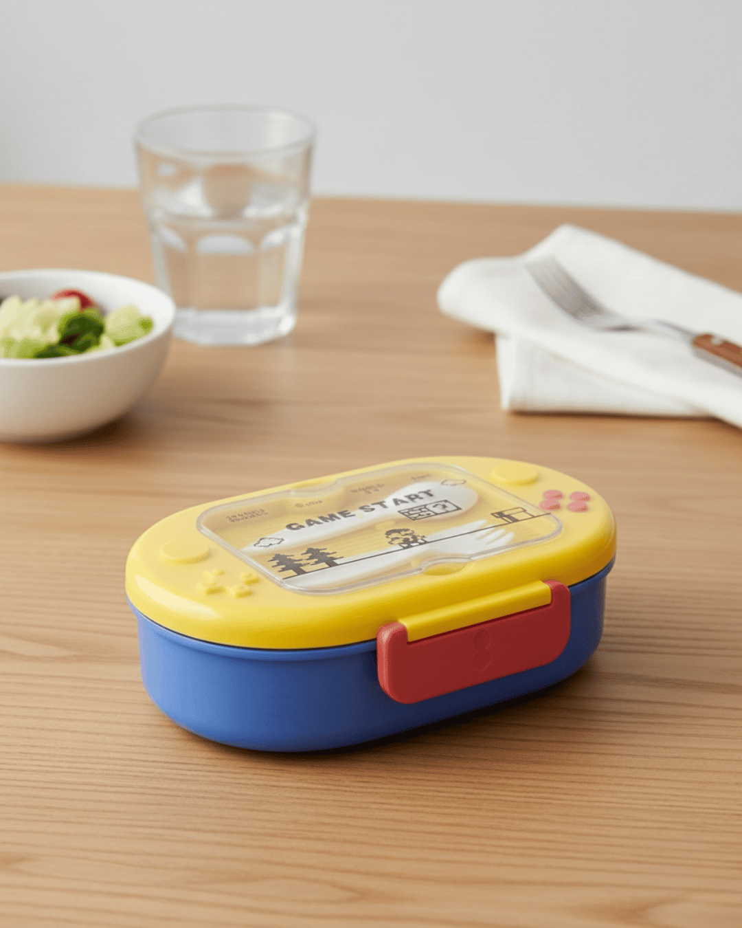 Retro Game Console Plastic Tiffin Box