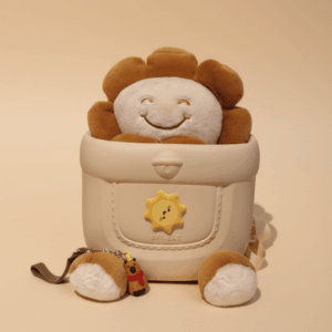 Happy Sunflower Plush EVA Backpack