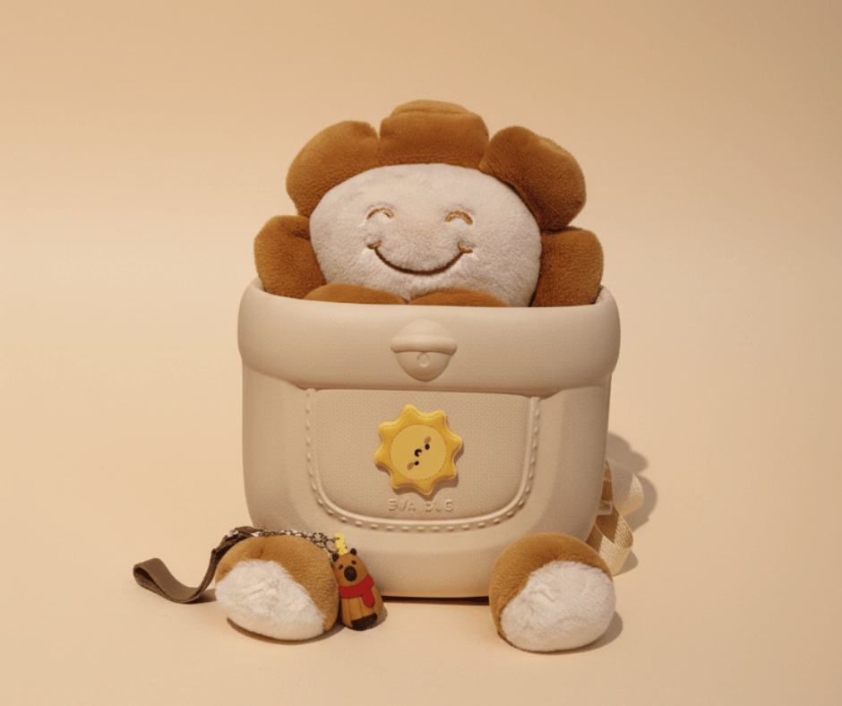 Happy Sunflower Plush EVA Backpack