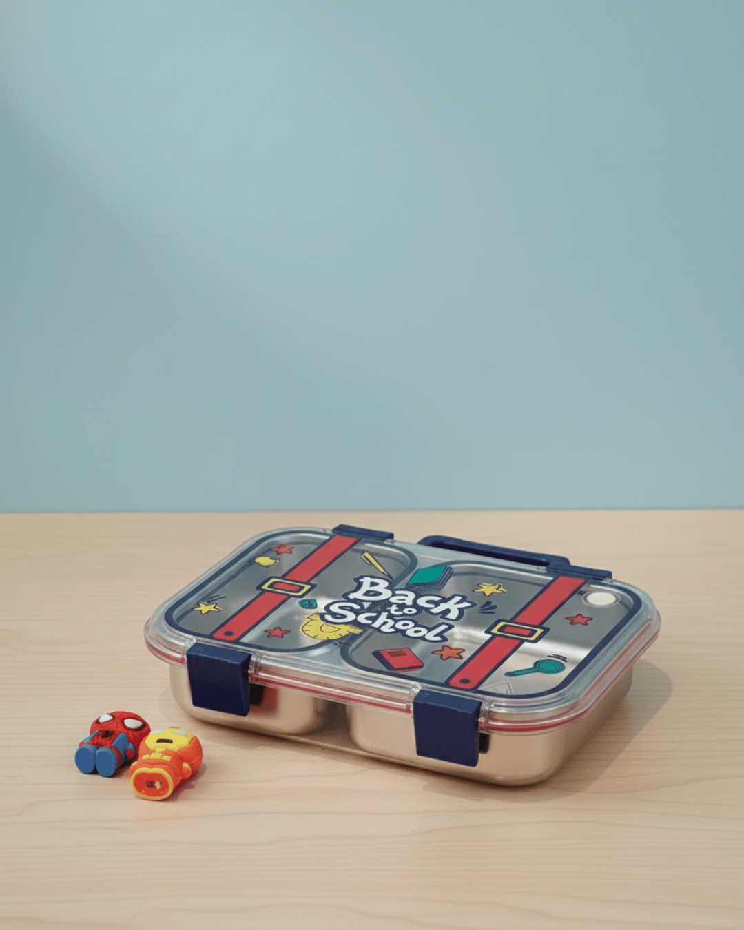 Back to School Stainless Steel Tiffin Box - Image 2