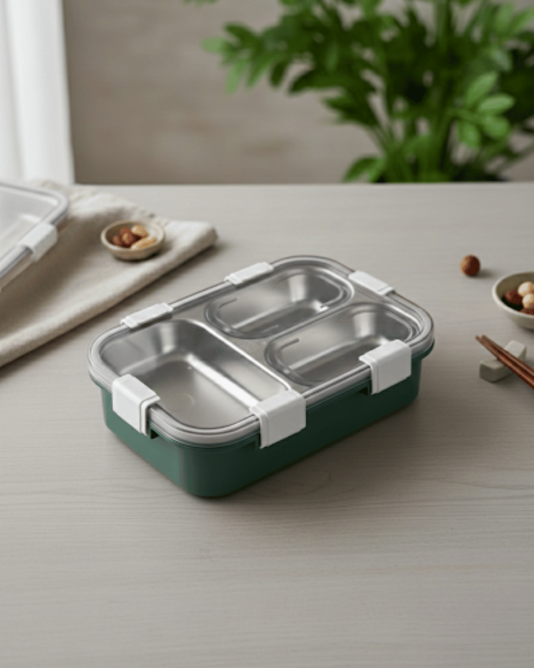 3Compartment Stainless Steel Tiffin Box