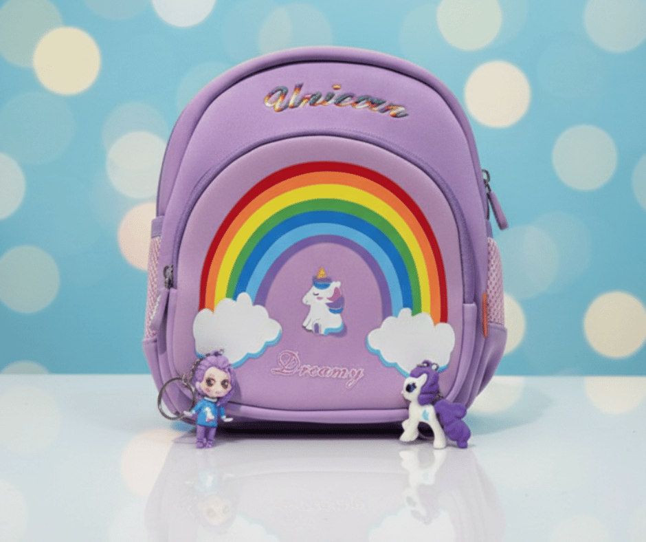 Dreamy Unicorn Rainbow Kids Backpack
