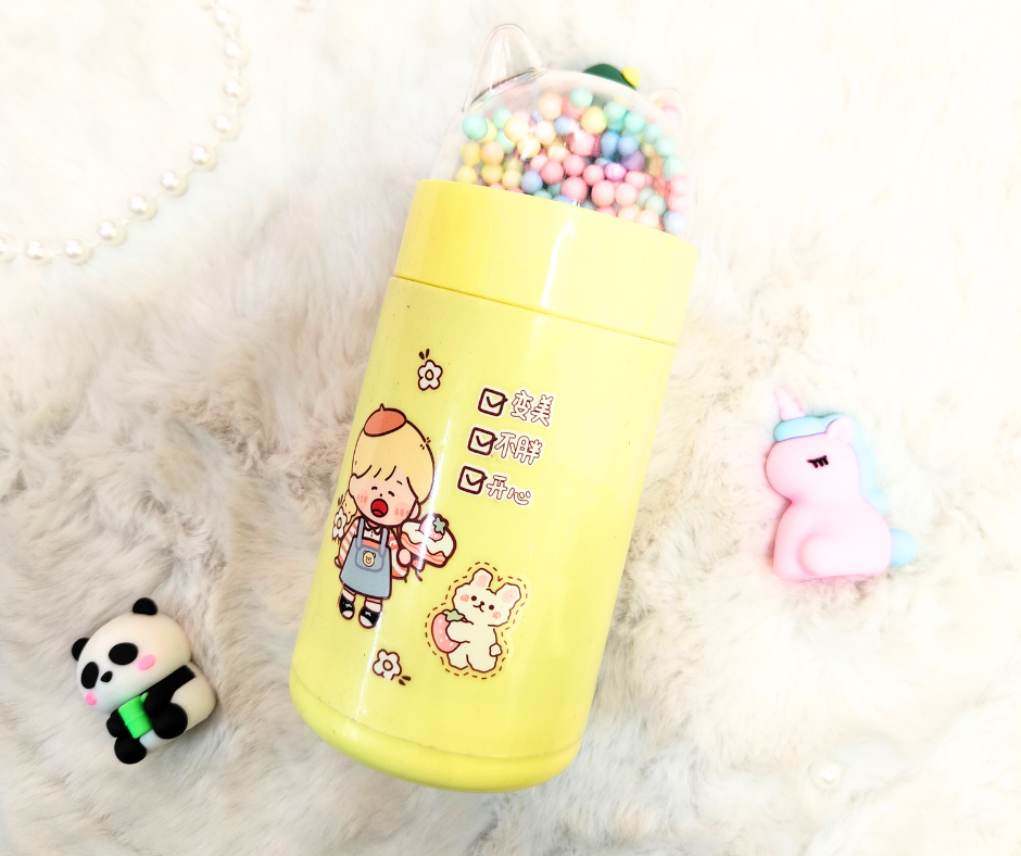 Cartoon Bead Water Bottle - Image 3