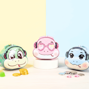 Kids Cartoon Face Metal Piggy Bank