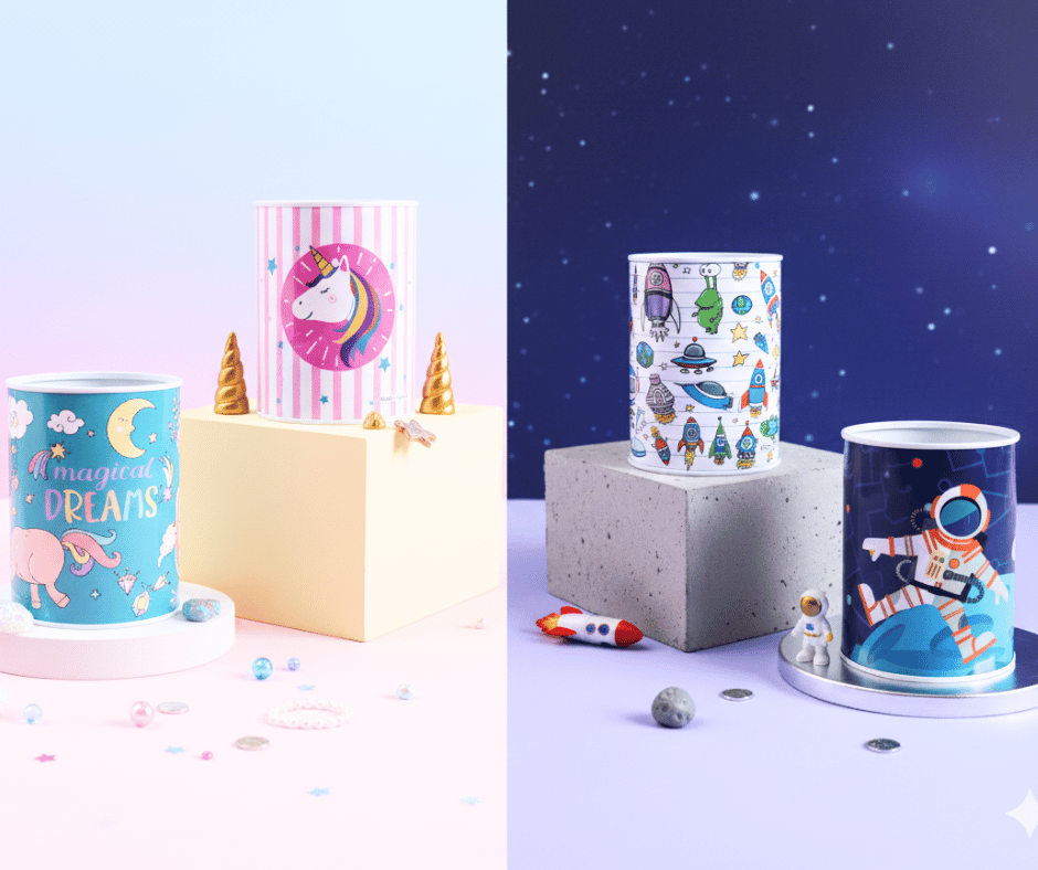 Kids Printed Medium Piggy Banks
