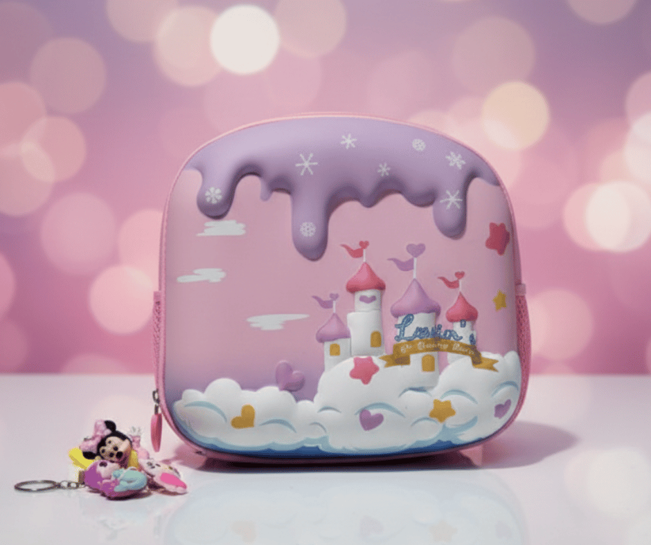 Winter Castle Fantasy Kids Backpack