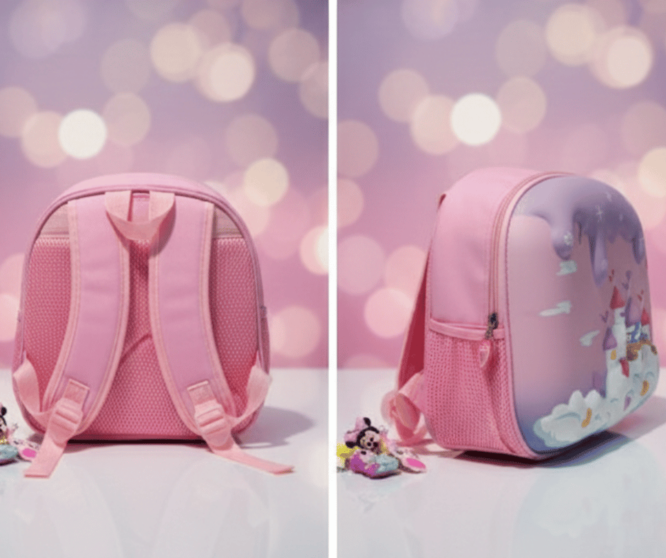Winter Castle Fantasy Kids Backpack - Image 2