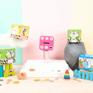 Kids Lockable Tin Piggy Bank