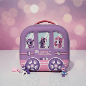 Rainbow Riders Unicorn Bus Kids Backpack