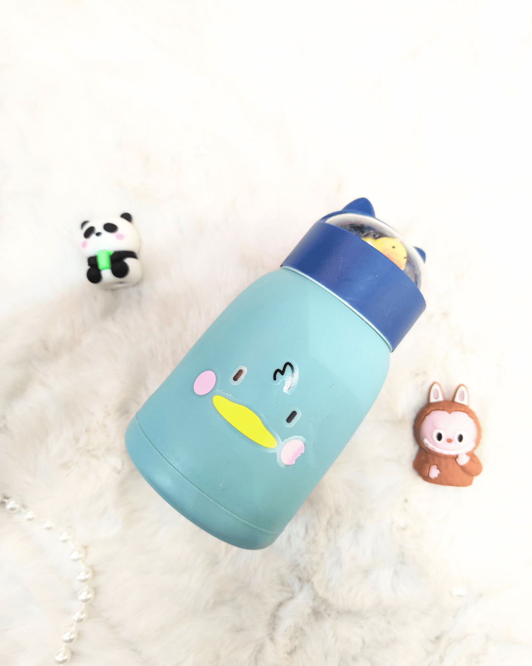 Cartoon Insulated Glass Water Bottle - Image 2