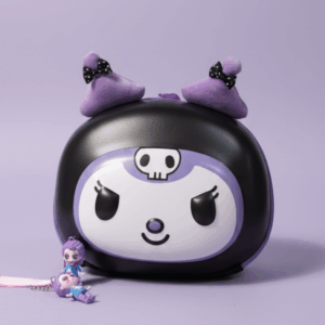 Kuromi-Themed Hard-Shell Kids Backpack