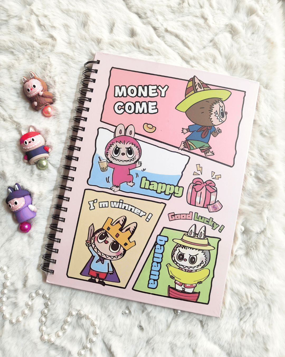 Labubu Character Spiral Notebook - Image 3