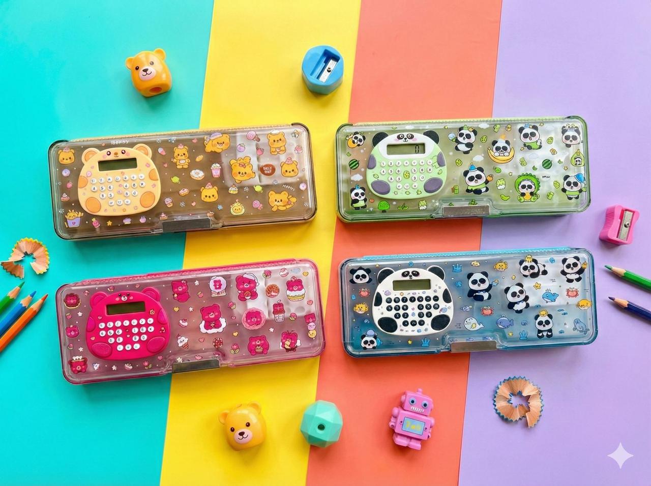 Bear & Panda Pencil Case