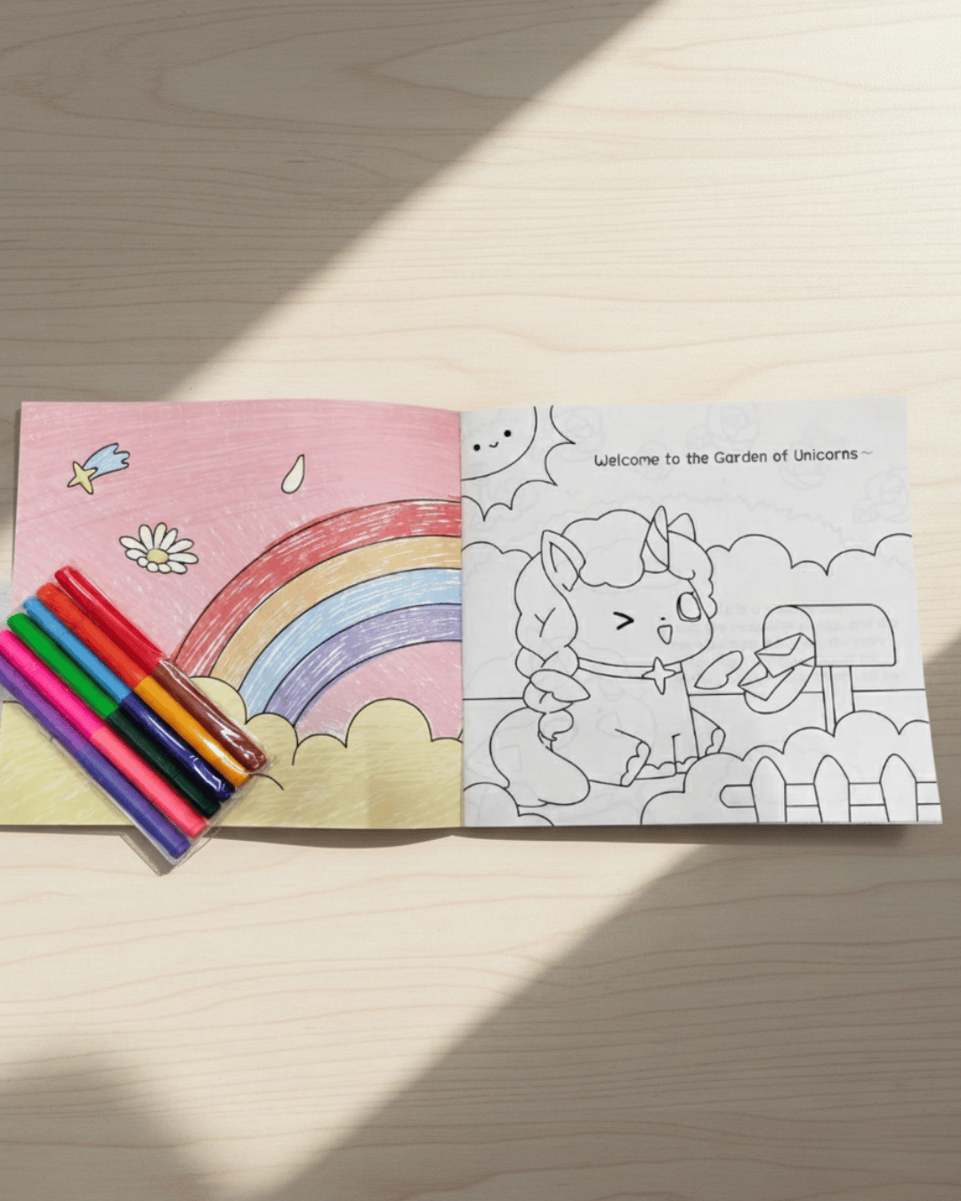 Cute unicorn-themed art book - Image 2