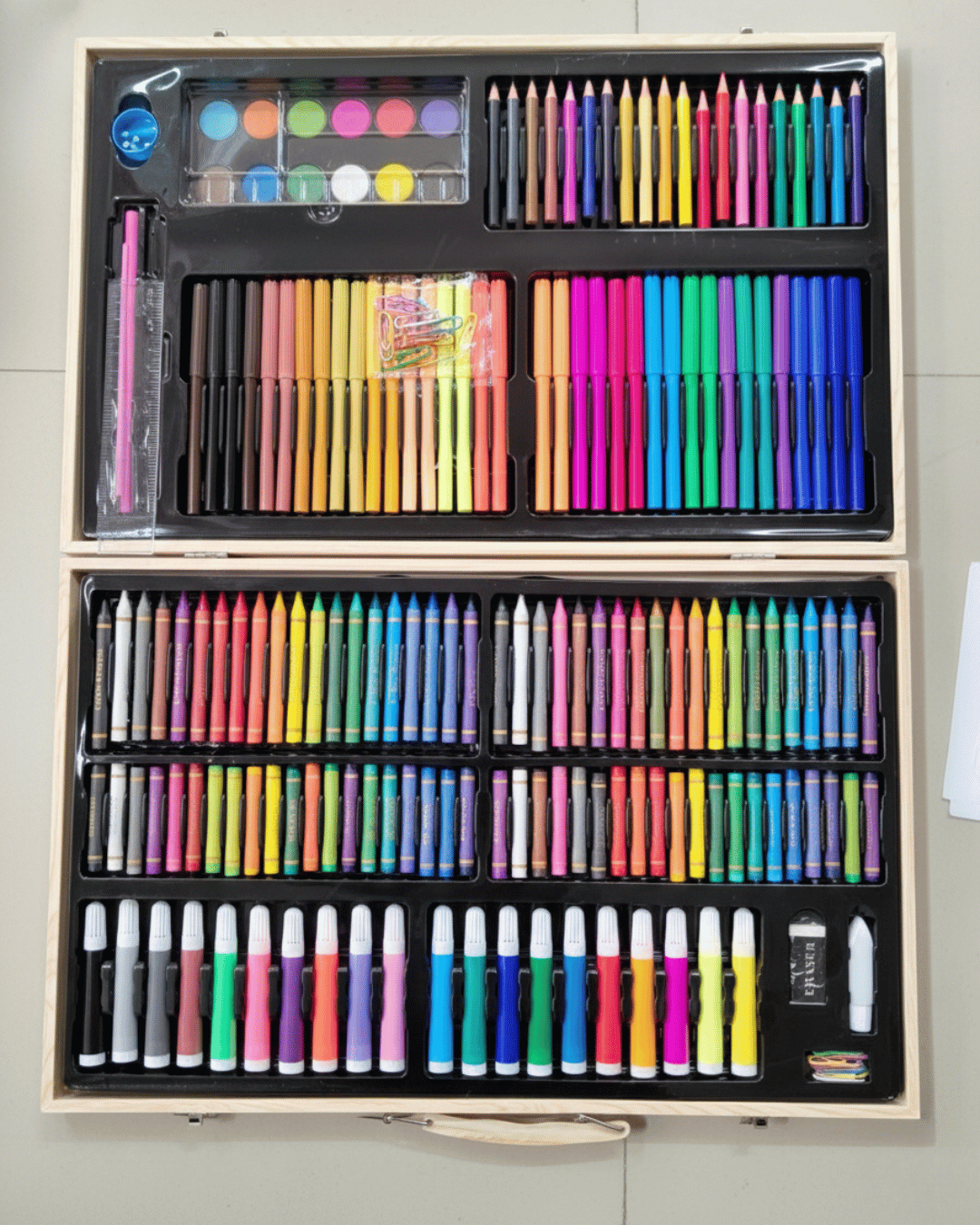 180-Piece Wooden Art Set - Image 2