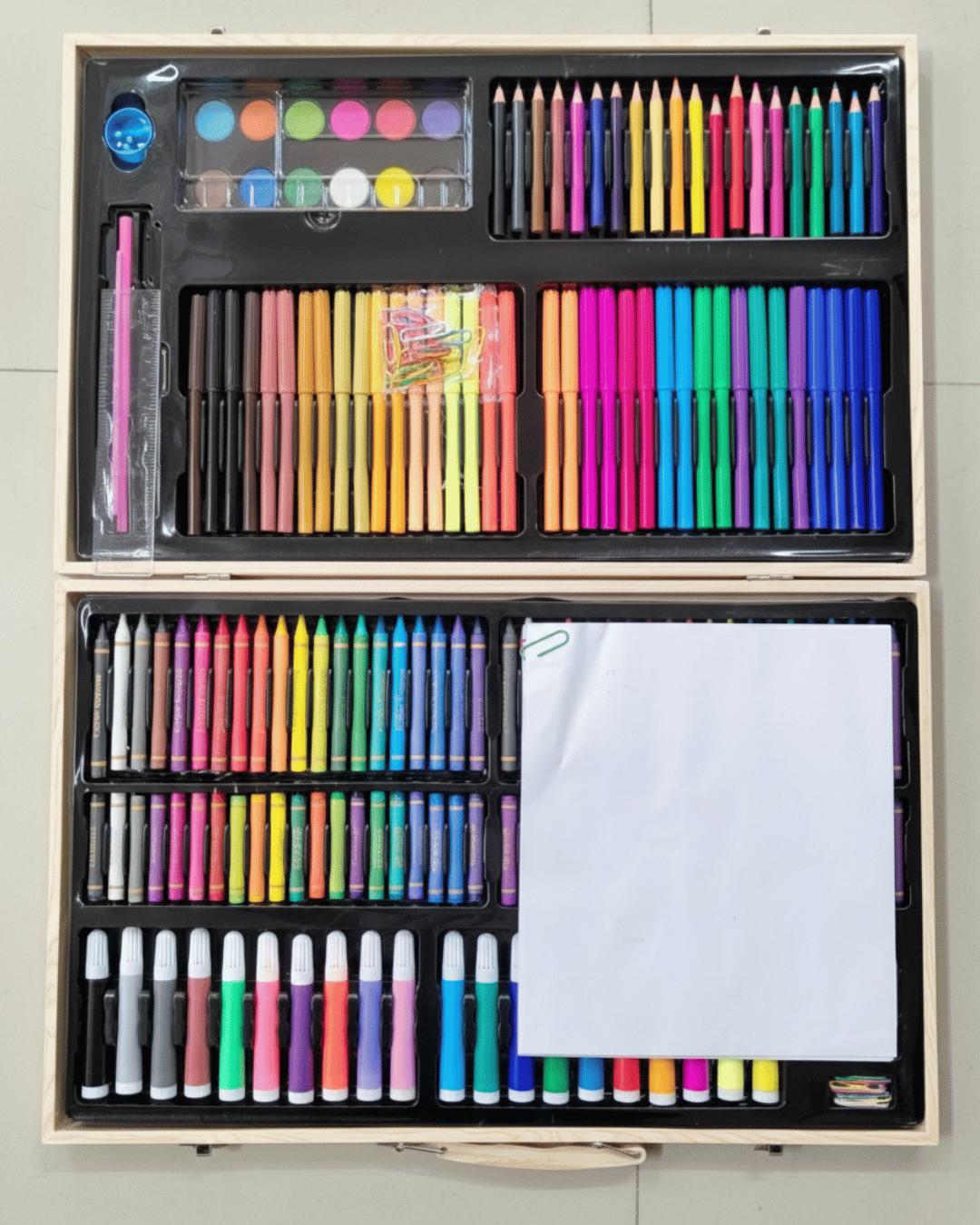 220-Piece Wooden Art Set - Image 2