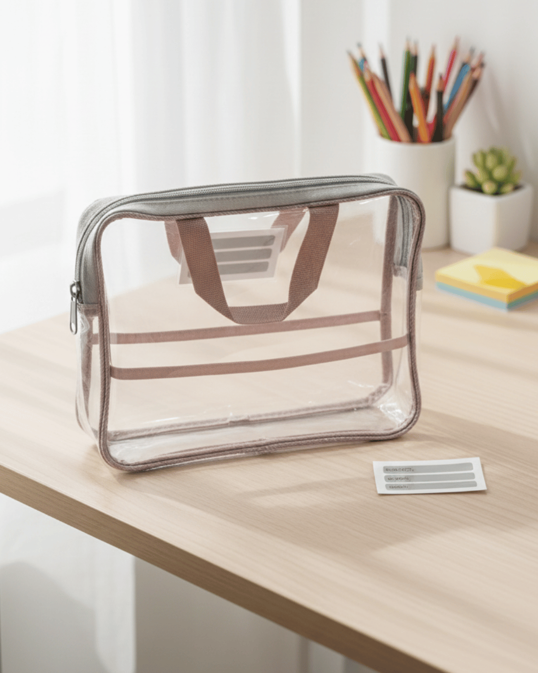 Transparent Label File Bag - Image 3