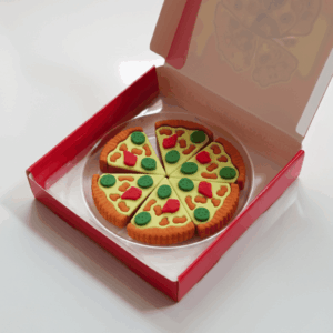 Pizza Eraser Set