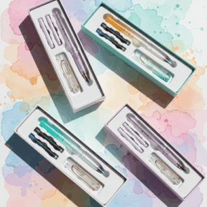Transparent Fountain Pen Set