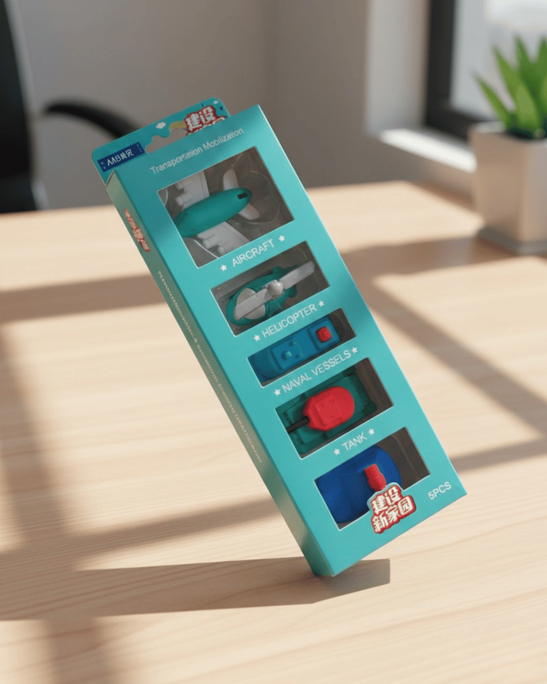 Construction Vehicle Eraser Set - Image 4