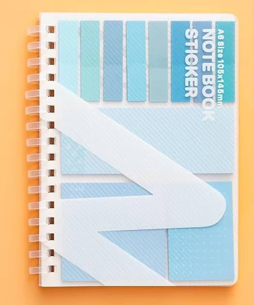A6 Spiral Notebook & Sticky Note Set - Image 2